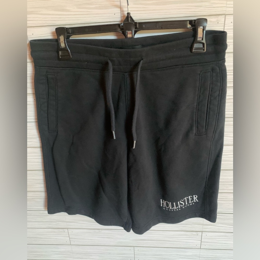 Hollister Black Athletic Drawstring Shorts